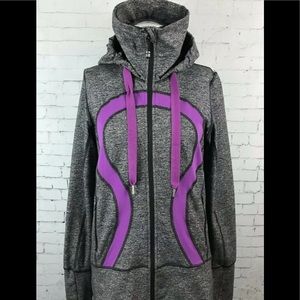 LULULEMON GREY PURPLE JACKET